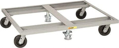 Little Giant - 3,600 Lb Capacity Steel Pallet Dolly - 48" Long x 40" Wide x 9" High, 6" Phenolic Wheels - Exact Tool & Supply