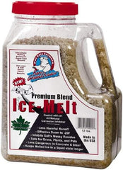 Bare Ground Solutions - 12 Lb Jug Calcium Chloride Granules - Effective to -20°F - Exact Tool & Supply
