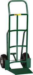 Little Giant - 800 Lb Capacity 47" OAH Hand Truck - 13-1/2 x 16" Base Plate, Continuous Handle, Steel, Pneumatic Wheels - Exact Tool & Supply