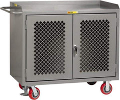 Little Giant - Mobile Service Workbench - Steel, Gray, 48" Long x 24" Deep x 41" High - Exact Tool & Supply