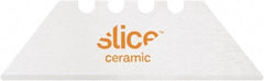 Slice - 2 Piece Ceramic Utility Knife Blade - 63mm OAL - Exact Tool & Supply