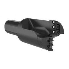 Allied Machine and Engineering - 3-31/64" Max Drill Depth, 1xD, 81.3mm Diam, Indexable Insert Drill - Exact Tool & Supply