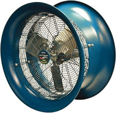 Patterson Fan - 22" Blade, 1/2 hp, 5,570 CFM, Industrial Circulation Fan - Suspension, 208-230/460 Volts, 1 Speed - Exact Tool & Supply