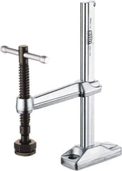 Bessey - 2,650 Lb Holding Capacity, 8-1/4" Max Opening Capacity, 2,650 Lb Clamping Pressure, Manual Hold Down Clamp - 7-1/2" Arm Length, 10" Clamp Length, 1-57/64" Clamp Width, 12-5/8" Clamp Height, Mounting Holes, Steel - Exact Tool & Supply