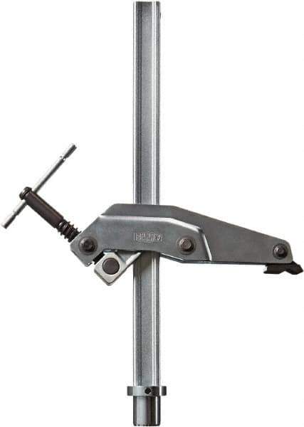 Bessey - 1100 Lb Holding Capacity, 12" Max Opening Capacity, 1100 Lb Clamping Pressure, Manual Hold Down Clamp - 6-7/8" Arm Length, 11-7/16" Clamp Length, 1-3/4" Clamp Width, 15-3/4" Clamp Height, 28mm Stud Mount, Steel - Exact Tool & Supply