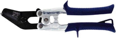 Midwest Snips - 1" Length of Cut, Straight Pattern Pipe & Duct Snip - 9-1/2" OAL, 24 AWG Steel Capacity - Exact Tool & Supply