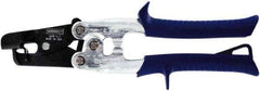 Midwest Snips - 9" OAL Snap Lock Punch for HVAC - 1" Jaw Width, 1/4" Jaw Depth - Exact Tool & Supply