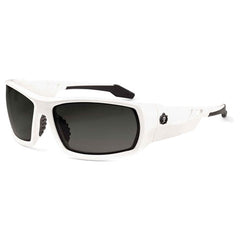 Odin Smoke Lens White Safety Glasses - Exact Tool & Supply