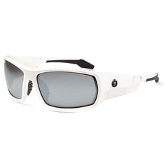 Odin Silver Mirror Lens White Safety Glasses - Exact Tool & Supply