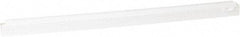 Vikan - 27.6" Polypropylene Blade Squeegee Refill - Threaded End, Double Edge, White, Polypropylene Holder, Use with 77155 - Exact Tool & Supply