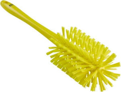 Vikan - 3-1/2" Diam Polyester Bottle Brush - 17" OAL, 6-1/4" Head Length, Polypropylene Handle - Exact Tool & Supply