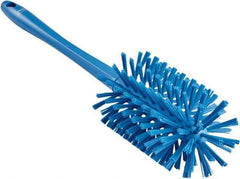 Vikan - 3-1/2" Diam Polyester Bottle Brush - 17" OAL, 6-1/4" Head Length, Polypropylene Handle - Exact Tool & Supply
