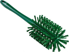 Vikan - 3-1/2" Diam Polyester Bottle Brush - 17" OAL, 6-1/4" Head Length, Polypropylene Handle - Exact Tool & Supply
