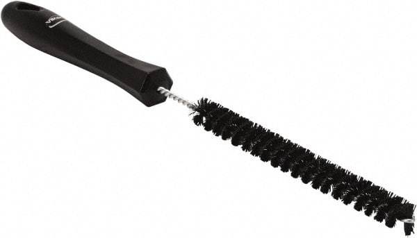 Vikan - 0.6" Diam Polyester Tube Brush - 12.2031" OAL, 6-1/2" Head Length, Polypropylene Handle - Exact Tool & Supply