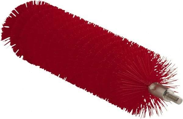 Vikan - 1.6" Diam Polyester Tube Brush - 8" OAL, Stainless Steel Handle - Exact Tool & Supply