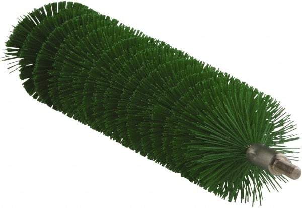 Vikan - 1.6" Diam Polyester Tube Brush - 8" OAL, Stainless Steel Handle - Exact Tool & Supply