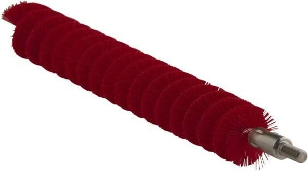 Vikan - 0.8" Diam Polyester Tube Brush - 7-1/2" OAL, 7" Head Length, Stainless Steel Handle - Exact Tool & Supply