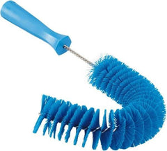 Vikan - 2-1/4" Diam Polyester Hook Brush - 15-1/2" OAL, 6-1/2" Head Length, Polypropylene Handle - Exact Tool & Supply