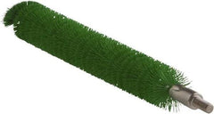 Vikan - 0.8" Diam Polyester Tube Brush - 7-1/2" OAL, 7" Head Length, Stainless Steel Handle - Exact Tool & Supply