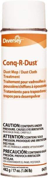 Diversey - Aerosol Dust Mop Treatment - Use on Asphalt, Cement, Concrete, Ceramic, Cork, Laminates, Finished Wood, Linoleum, Vinyl, Terrazzo, Vinyl Composite Tile (VCT) - Exact Tool & Supply