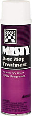 Misty - Aerosol Dust Mop Treatment - Use on Asphalt, Cement, Concrete, Ceramic, Laminates, Finished Wood, Linoleum, Vinyl, Terrazzo, Rubber, Vinyl Composite Tile (VCT) - Exact Tool & Supply