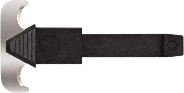 Klever Innovations - 25 Piece Carbon Steel Safety Blade - 55mm OAL, 1-1/8" Blade Length, 0.063" Blade Thickness - Exact Tool & Supply