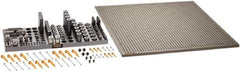Renishaw - M6, CMM Clamping Kit - Use with CMM Fixtures, Includes 110Pc. Component Set, 600x600mm Plate - Exact Tool & Supply