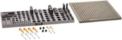 Renishaw - M6, CMM Clamping Kit - Use with CMM Fixtures, Includes 44Pc. Component Set, 300x300mm Plate - Exact Tool & Supply