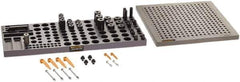 Renishaw - M8, CMM Clamping Kit - Use with CMM Fixtures, Includes 43Pc. Component Set, 300x300mm Plate - Exact Tool & Supply