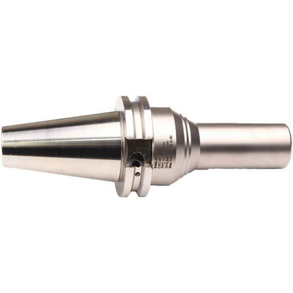 Emuge - CAT40 Taper Shank, 9/16" Hole Diam x 30mm Nose Diam Milling Chuck - 112mm Projection, Through-Spindle Coolant, Balanced to 20,000 RPM - Exact Tool & Supply