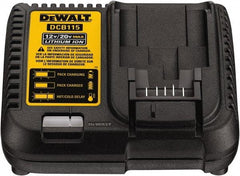 DeWALT - 12 & 20 Volt, 1 Battery Lithium-Ion Power Tool Charger - 1 hr & 30 min to Charge, 12/20 Volt Max Batteries Power Source - Exact Tool & Supply