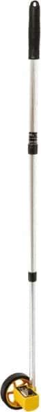 Johnson Level & Tool - 9,999' Counter Limit, 3-1/2' OAL, Measuring Wheel - Measures in Ft/In - Exact Tool & Supply