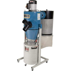 Baileigh - 1µm, 110 Volt Portable Dust Collector - 40" Long x 45" Deep x 48" High, 4" Connection Diam, 600 CFM Air Flow - Exact Tool & Supply