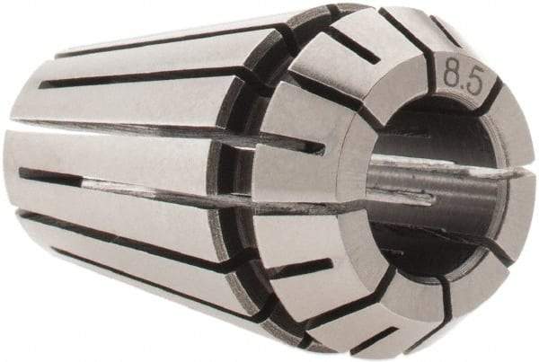 Accupro - 8 to 8.5mm ER16 Collet - 0.01mm TIR, 27mm OAL, 17mm Overall Diam - Exact Tool & Supply