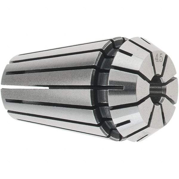 Accupro - 4 to 4.5mm ER16 Collet - 0.01mm TIR, 27mm OAL, 17mm Overall Diam - Exact Tool & Supply