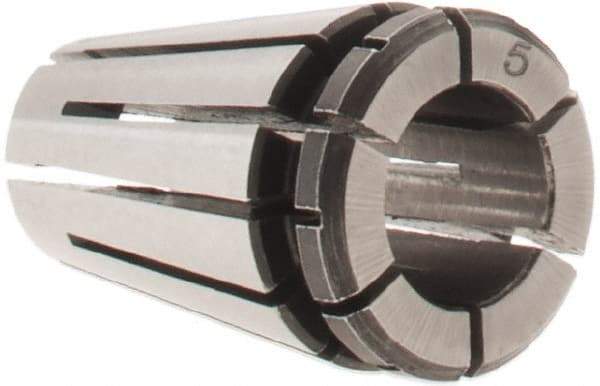 Accupro - 4.5 to 5mm ER8 Collet - 0.01mm TIR, 13mm OAL, 8.5mm Overall Diam - Exact Tool & Supply