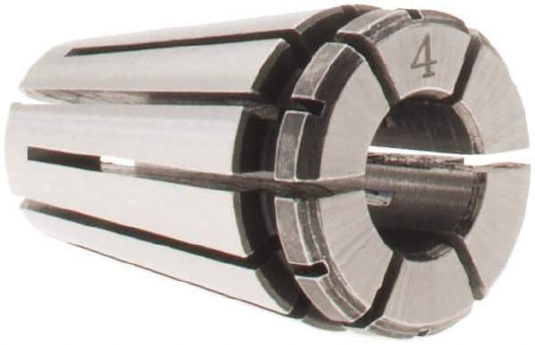 Accupro - 3.5 to 4mm ER8 Collet - 0.01mm TIR, 13mm OAL, 8.5mm Overall Diam - Exact Tool & Supply