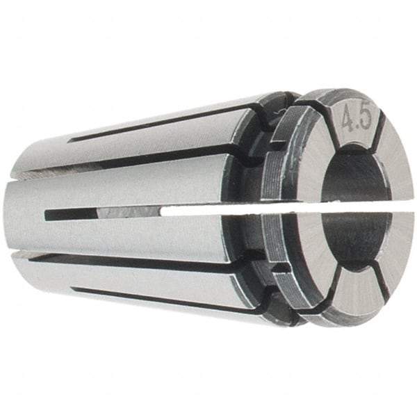 Accupro - 4 to 4.5mm ER8 Collet - 0.01mm TIR, 13mm OAL, 8.5mm Overall Diam - Exact Tool & Supply