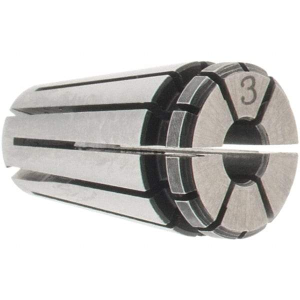 Accupro - 2.5 to 3mm ER8 Collet - 0.01mm TIR, 13mm OAL, 8.5mm Overall Diam - Exact Tool & Supply
