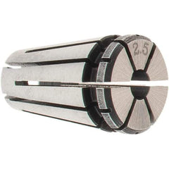 Accupro - 2 to 2.5mm ER8 Collet - 0.01mm TIR, 13mm OAL, 8.5mm Overall Diam - Exact Tool & Supply