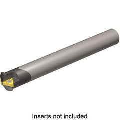 Kennametal - 0.81" Cut Diam, 5.09" Max Depth of Cut, 5/8" Shank Diam, Indexable Thread Mill - Insert Style KTM11, 11mm Insert Size, 2 Inserts, Toolholder Style KTMD, 5.3" OAL - Exact Tool & Supply
