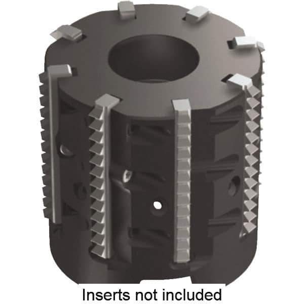 Kennametal - 44mm Cut Diam, 48mm Max Hole Depth, 22mm Arbor Hole Diam, Indexable Thread Mill - Insert Style TM40, 40mm Insert Size, 6 Inserts, Toolholder Style TMS40, 48mm OAL - Exact Tool & Supply