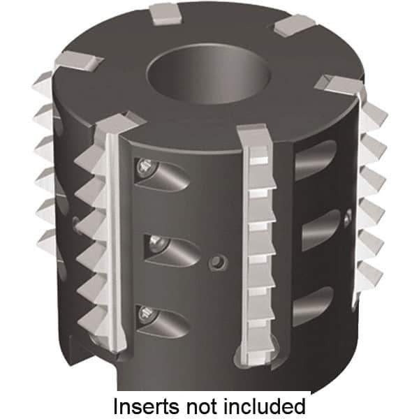 Kennametal - 2.09" Cut Diam, 2" Max Depth of Cut, 3/4" Arbor Hole Diam, Indexable Thread Mill - Insert Style TM41, 41mm Insert Size, 5 Inserts, Toolholder Style TMS41, 2" OAL - Exact Tool & Supply