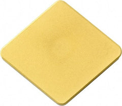 Kyocera - CNM323 Grade KBN900 CBN Turning Insert - TiN Finish, 80° Diamond, 3/8" Inscr Circle, 1/8" Thick, 3/64" Corner Radius - Exact Tool & Supply