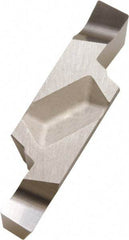 Kyocera - 250GVF A Grade PR930, 2.5mm Cutting Width Carbide Grooving Insert - 2.3mm Max Depth of Cut, Right Hand, 0.2mm Corner Radius, TiCN Finish - Exact Tool & Supply