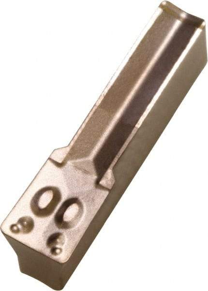 Kyocera - 60-04FMM Grade KW10, 6mm Cutting Width Carbide Grooving Insert - 0.4mm Corner Radius, WC/Co Finish - Exact Tool & Supply