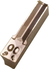 Kyocera - 60-04FMM Grade KW10, 6mm Cutting Width Carbide Grooving Insert - 0.4mm Corner Radius, WC/Co Finish - Exact Tool & Supply