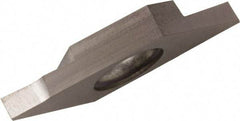 Kyocera - TKF KW10 Grade, 0.0197" Cutting Width, Carbide Cutoff Insert - 0° Lead Angle," Cnr Rad, WC/Co Coated - Exact Tool & Supply