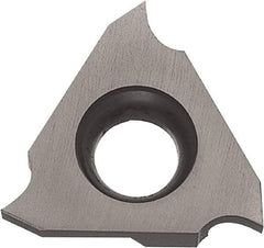 Kyocera - 32TGF Grade TC40, 2mm Cutting Width Cermet Grooving Insert - 2.5mm Max Depth of Cut, Right Hand, 0.1mm Corner Radius, TiC/TiN Finish - Exact Tool & Supply