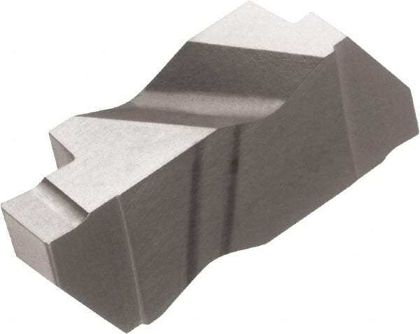 Kyocera - 3078KCGP Grade TC60, 0.078" Cutting Width Cermet Grooving Insert - 3/32" Max Depth of Cut, Right Hand, 0.008" Corner Radius, NbC Finish - Exact Tool & Supply